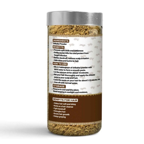 Kalaasha Organics - Organic Shikakai Powder   |100gm|0.22 lbs