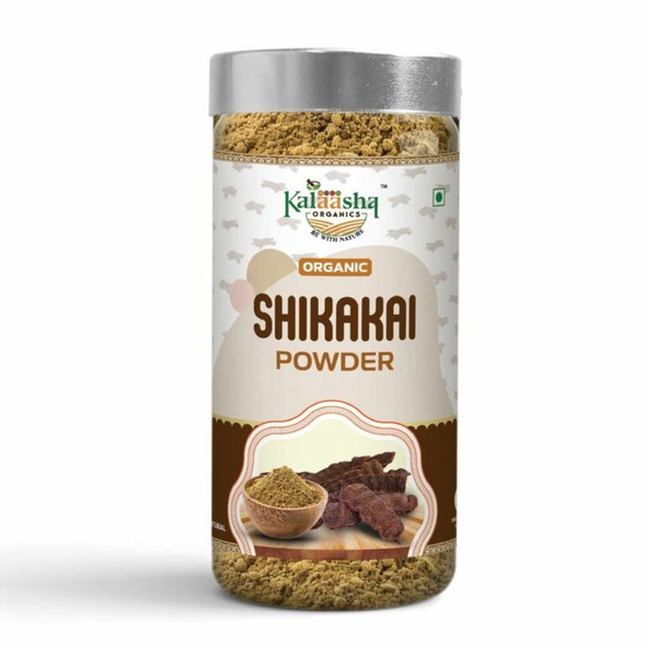 Kalaasha Organics - Organic Shikakai Powder   |100gm|0.22 lbs