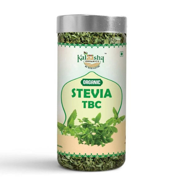Kalaasha Organics - Organic Stevia TBC   |100gm|0.22 lbs