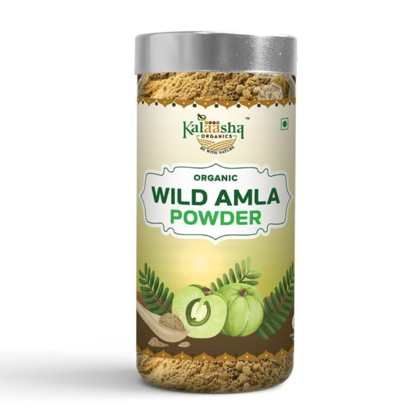 Kalaasha Organics - Amla Fruit Powder   |100gm|0.22 lbs