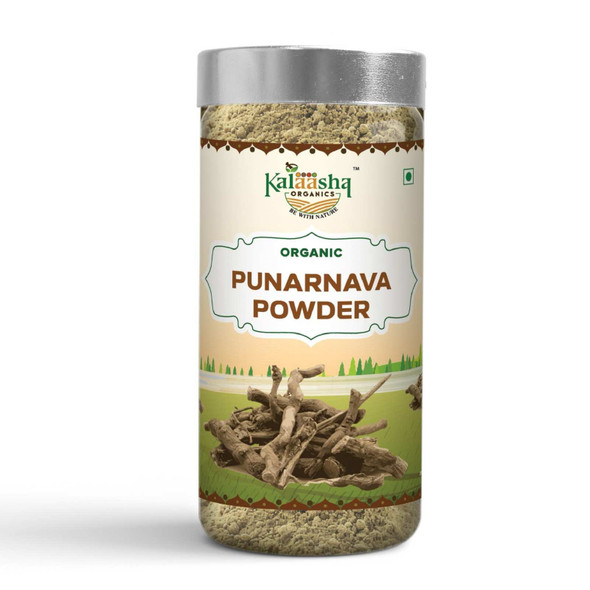 Kalaasha Organics - Punarnava Root Powder   |100gm|0.22 lbs