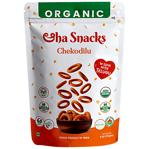 Aha Snacks Organic Chekodilu |170gm|0.37 lbs