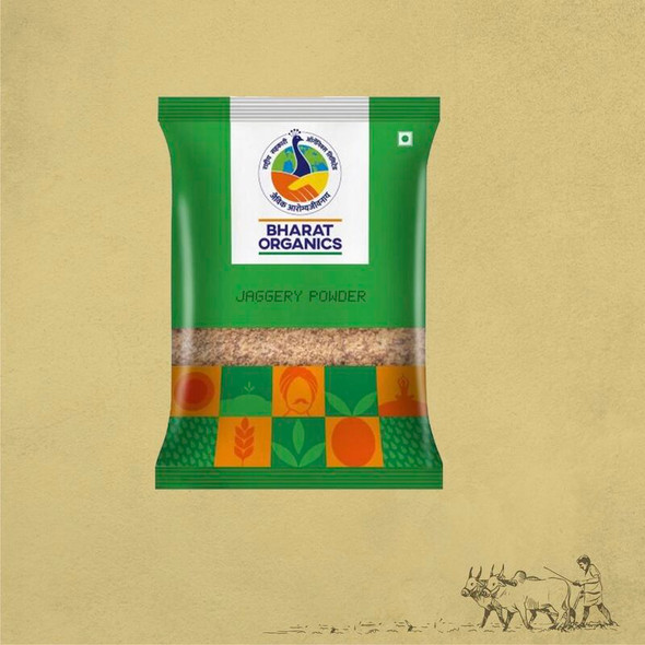 Bharat Organics Jaggery Powder |500gm|1.1 lbs