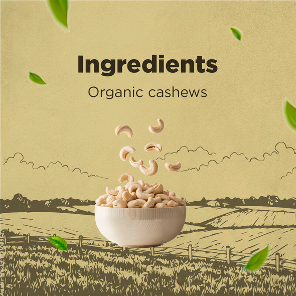 Bharat Organics Goan Cashew Whole |200gm|0.44 lbs