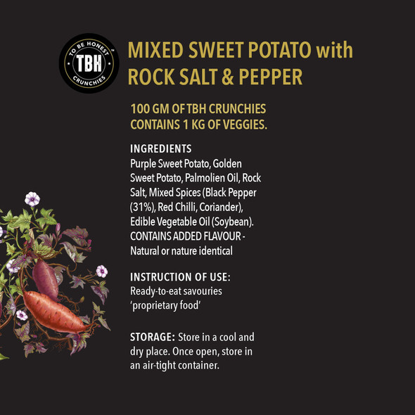 TBH Mixed Sweet Potato Chips |35gm|0.08 lbs