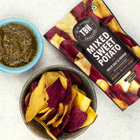 TBH Mixed Sweet Potato Chips |35gm|0.08 lbs