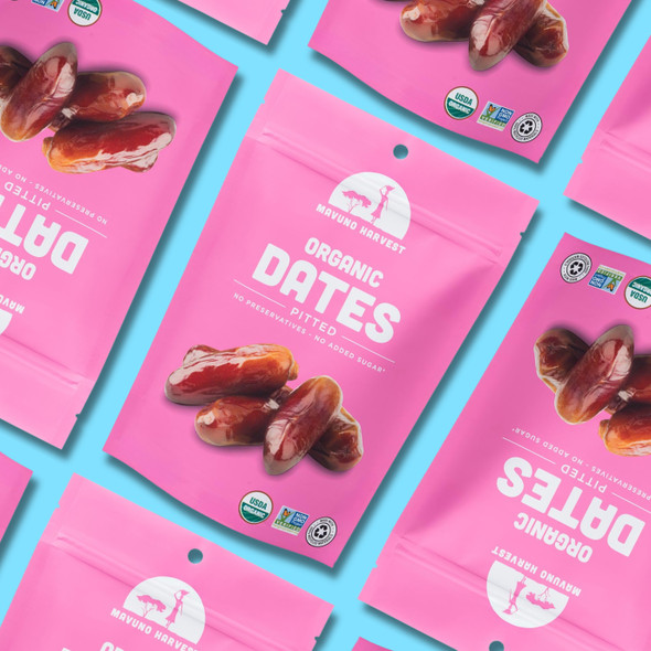Mavuno Harvest Organic Pitted Dates |112gm|0.25 lbs