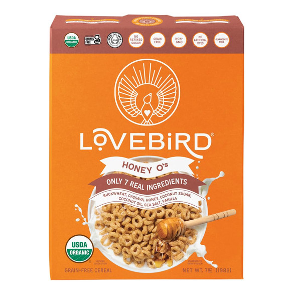 Lovebird Cereal Honey |200gm|0.44 lbs