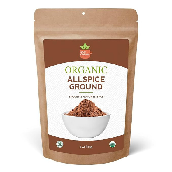 Spicy Organic – Organic Allspice Powder by Spicy Organic|113gm|0.25 lbs
