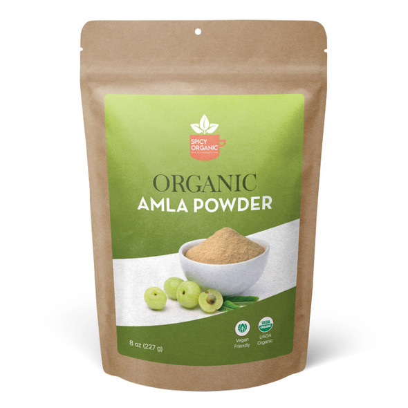 Spicy Organic – Organic Amla Powder by Spicy Organic|227gm|0.5 lbs