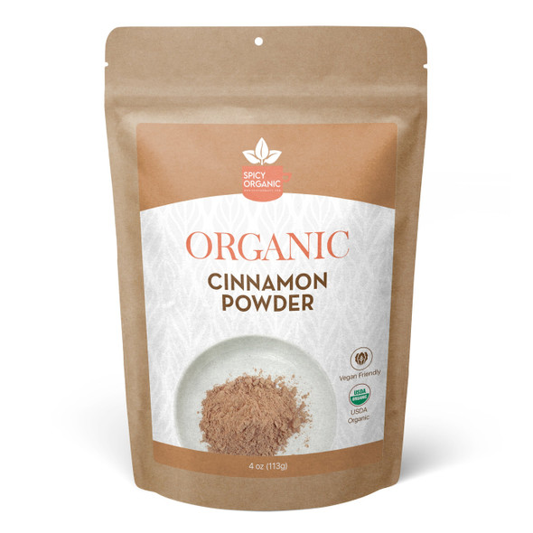 Spicy Organic – Organic Cassia Cinnamon Powder by Spicy Organic|113gm|0.25 lbs