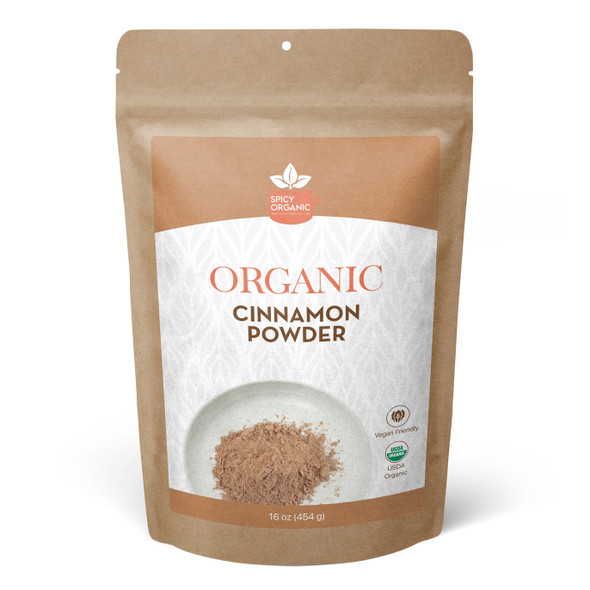 Spicy Organic – Organic Cassia Cinnamon Powder by Spicy Organic|454gm|1.0 lbs