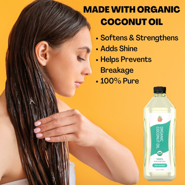 Spicy Organic – Organic Coconut Oil – 34 fl oz by Spicy Organic|1005gm|2.22 lbs