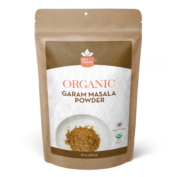 Spicy Organic – Organic Garam Masala powder by Spicy Organic|454gm|1.0 lbs