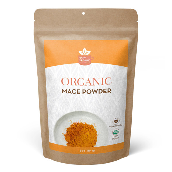 Spicy Organic – Organic Mace Ground by Spicy Organic|454gm|1.0 lbs