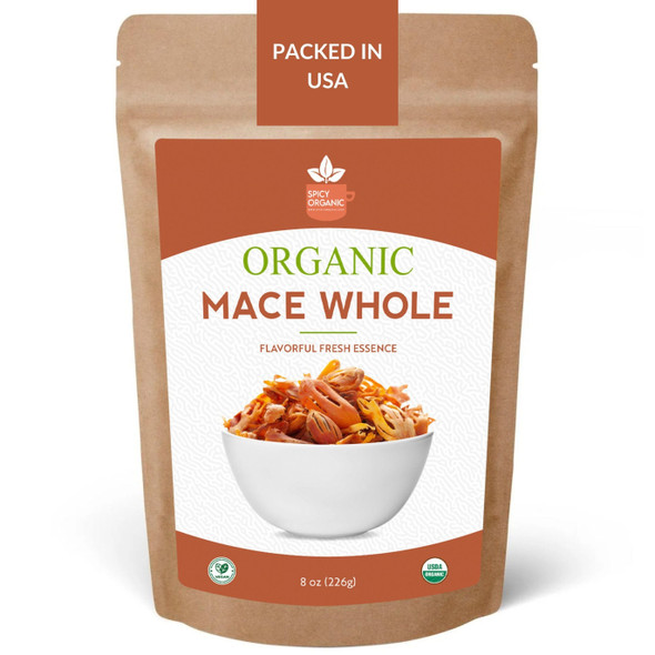 Spicy Organic – Organic Whole Mace by Spicy Organic|113gm|0.25 lbs
