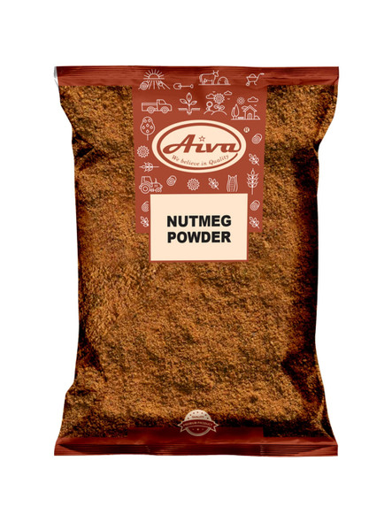 AIVA Products – Organic Nutmeg Powder (Jaifal Powder) by AIVA Products|200gm|0.44 lbs