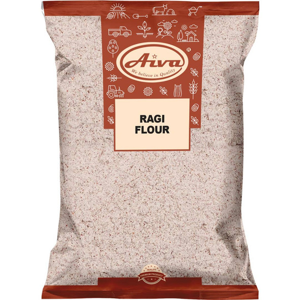 AIVA Products – Organic Finger Millet Flour (Ragi Flour) by AIVA Products|907gm|2.0 lbs
