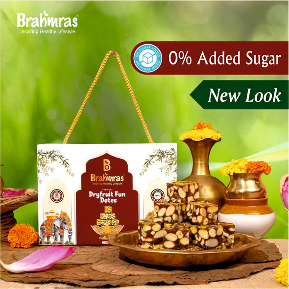 Brahmras Natural  Dryfruit Fun Dates | 1000gm | 2.2 lbs