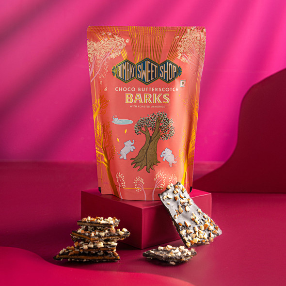 Bombay Sweet Shop  Choco Butterscotch Barks | 200gm | 0.44 lbs