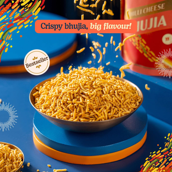 Bombay Sweet Shop  Chilli Cheese Bhujia | 90gm | 0.2 lbs
