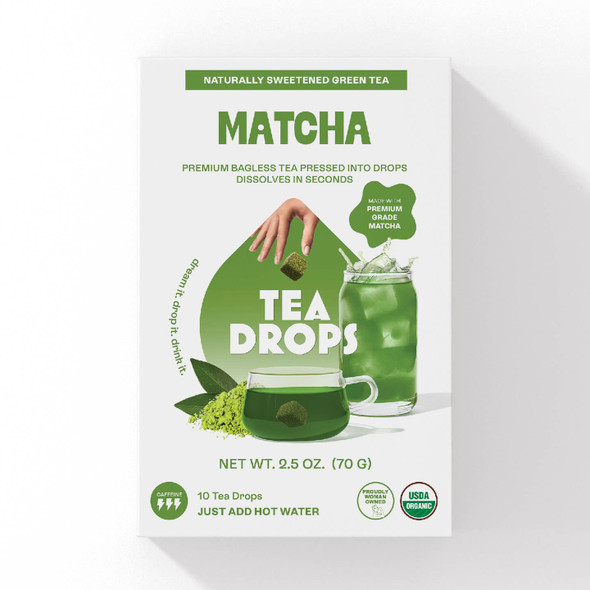 Tea Drops - Matcha Green Tea | 70gm | 0.15 lbs