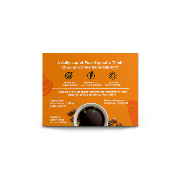 Four Sigmatic - Organic Instant Coffee with Lion's Mane & Chaga | 25gm | 0.06 lbs