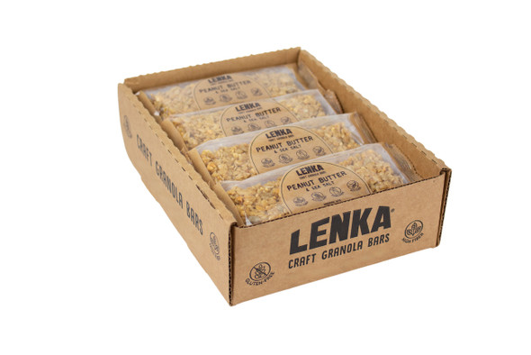 LENKA - Peanut Butter & Sea Salt Snack 12 Bars | 480gm | 1.06 lbs