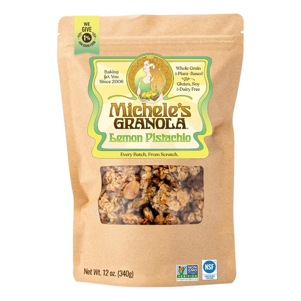 Michele’s Granola - Granola Lemon Pistachio | 340gm | 0.75 lbs