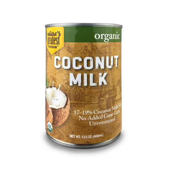 Nature's Greatest Foods - Organic Coconut Milk | 400ml | 13.53 oz