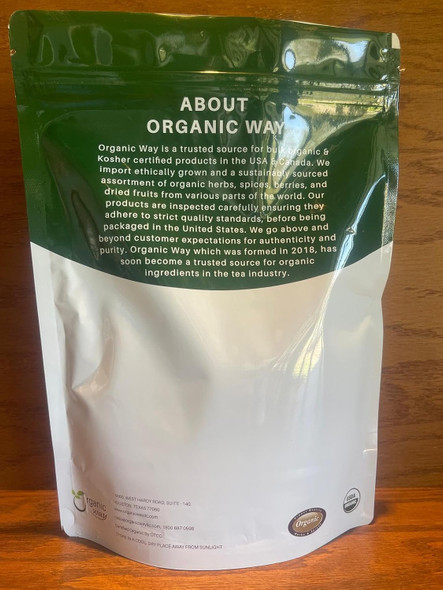 Organic Way - Dried Elderberry Flower - Herbal Tea | 454gm | 1.0 lbs