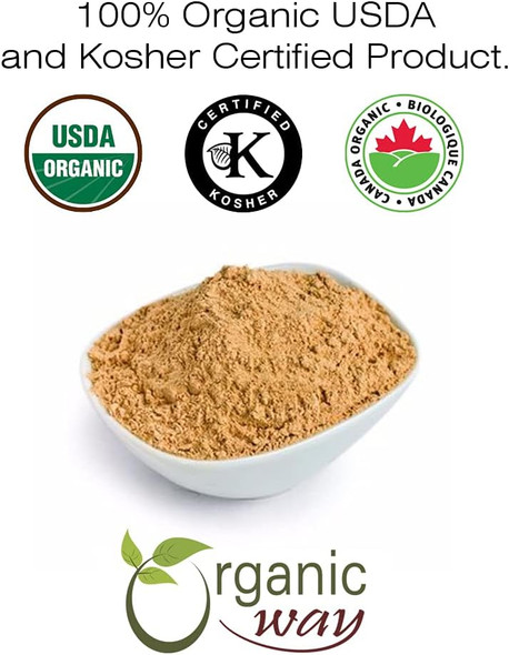 Organic Way - Dandelion Root Powder - Pure Botanical Powder | 454gm | 1.0 lbs