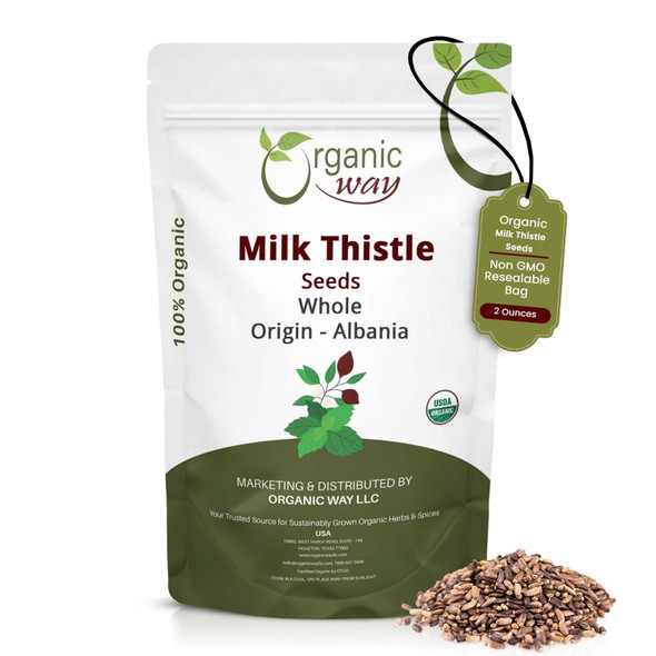 Organic Way - Whole Milk Thistle Seeds | 57ml | 1.93 oz