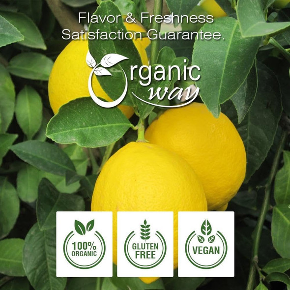 Organic Way - Dried Lemon Peel Cut & Sifted | 454gm | 1.0 lbs