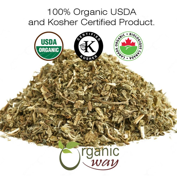 Organic Way - Catnip Leaf and Flower Cut & Sifted - Herbal Tea | 454gm | 1.0 lbs