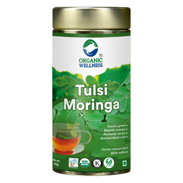 Organic Wellness - Tulsi Moringa Tea | 100gm | 0.22 lbs