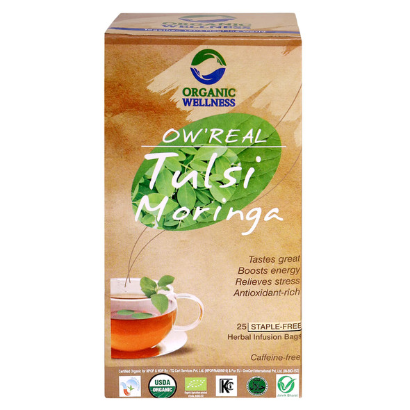 Organic Wellness - Tulsi Moringa Tea | 40gm | 0.09 lbs