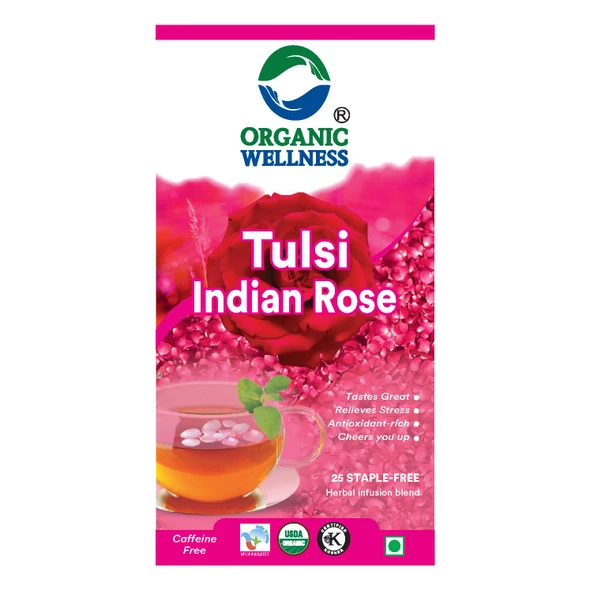 Organic Wellness - Cinnamon Indian Rose Tea | 92gm | 0.2 lbs