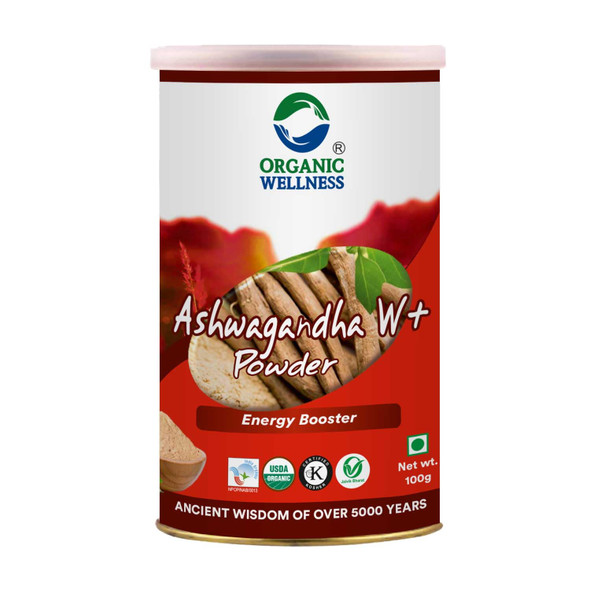 Organic Wellness - Ashwagandha Powder | 100gm | 0.22 lbs