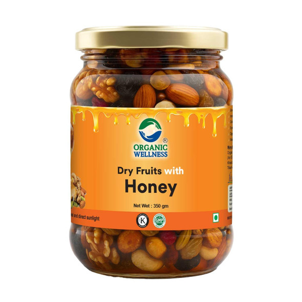 Organic Wellness - Dry Fruits with Honey | 350gm | 0.77 lbs