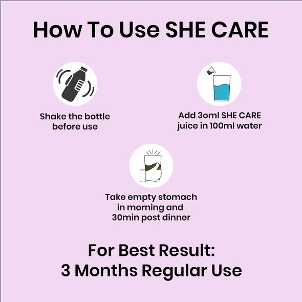 GrowFitz -  She Care Herbal Juice | 1000ml | 33.81fl oz