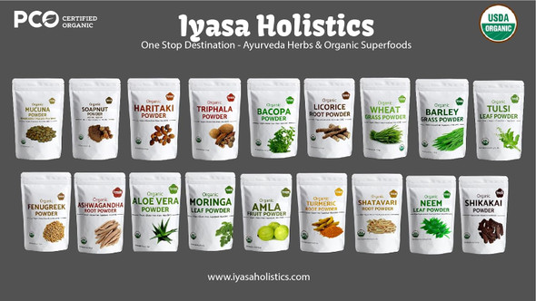 IYASA HOLISTICS - Organic Amla Powder | 227gm | 0.5 lbs