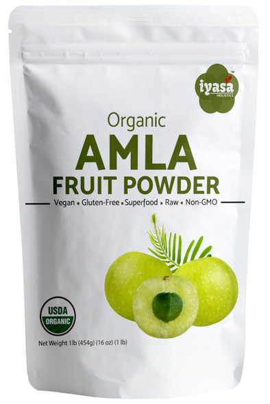 IYASA HOLISTICS - Organic Amla Powder | 454gm | 1.0 lbs