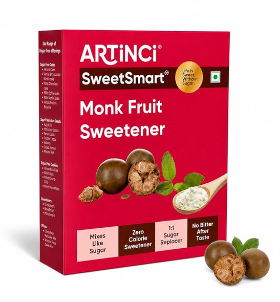 Artinci - Monk Fruit Sweetener - Zero Calorie Sugar Free | 340gm | 0.75 lbs