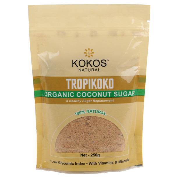 Organic Coconut Sugar | By Kokos Natural | 8.82 Oz | 0.55 lbs