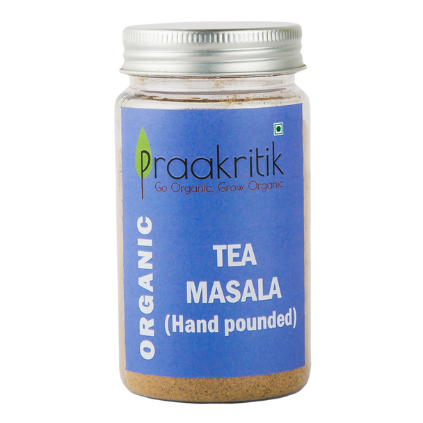 Natural Tea Masala  | By Praakritik | 3.53oz | 0.22lbs