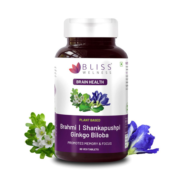 Bliss Welness Ayurvedic Shankpushpi Development|60 caps|1.22 lbs Bliss Welness Ayurvedic Shankpushpi Development|60 caps|1.22 lbs
