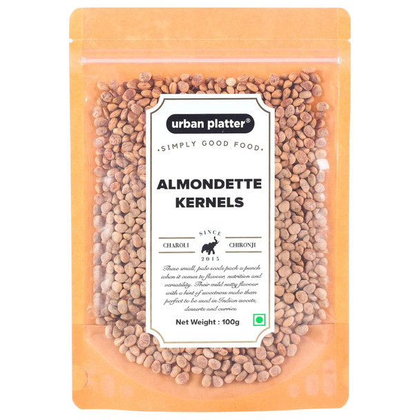 Urban Platter Almondette Kernels Charoli or Chironji|100gm|3.53 Oz