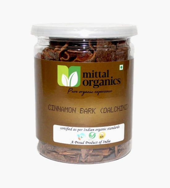 Mittal Organics - Organic Cinnamon Bark | Dalchini - 150 gm (Pack of 1)|5.28Oz|0.33lbs