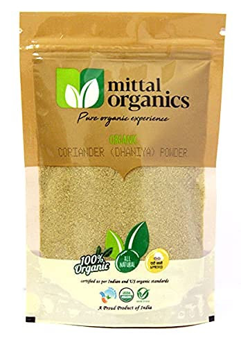 Mittal Organics -Organic Coriander Powder | Dhaniya Powder - 300 gm (Pack of 1) | Coriander Powder Organic|10.56Oz|0.66lbs